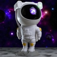 Космический ночник Астронавт лазерный проектор звездного неба с пультом ДУ