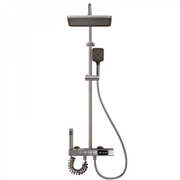 Душевой смеситель 4 в 1 из нержавеющей стали для ванной комнаты Shower AA6-6 Черный 