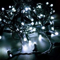 ЧерныйПровод Гирлянда Космос 100 БЕЛАЯ AND 97-10