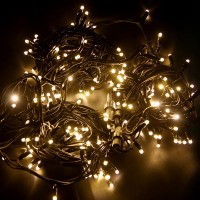 черный проводГирлянда   200LED  теплая AND 113-5   