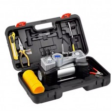 НАСОС в Кейсе двухцилиндровый мощный воздушный компрессор Air pump BOHAO/ Потужний автонасос