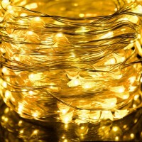 Гирлянда роса Конский хвост, 30 нитей по 2м, 600 LED, от USB, 8 режимов, Теплый белый