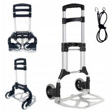 Складная алюминиевая транспортировочная тележка, прочность 70 кг.