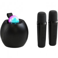 Детское караоке Z1, с двумя микрофонами и диско-шаром, портативная Bluetooth-колонка