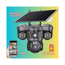 Уличная Камера Черная 4глаз 16MP 4K IP Camera Outdoor WiFi Je 1827