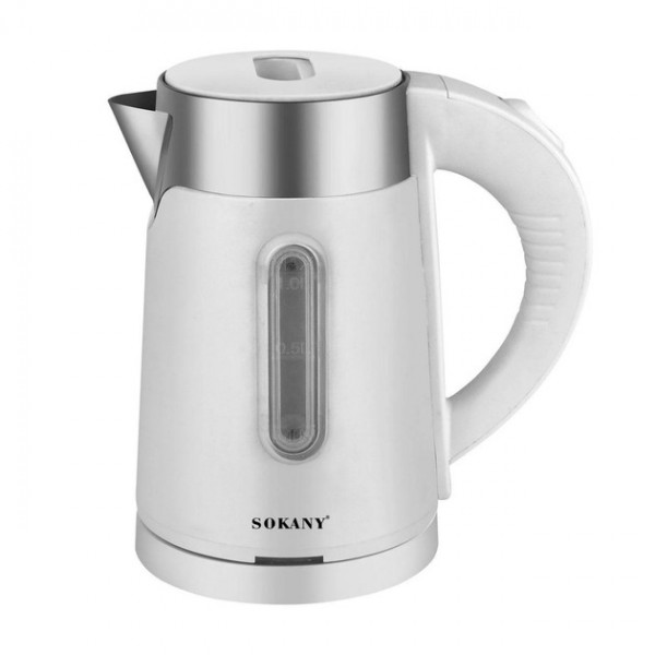 Електрочайник Sokany SK-0808 чайник знімний фільтр 1 л 1200 Вт.