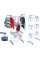 Складная сушилка для белья до 50 кг (172х73х64см) Garment Rack With Wheels / Многоярусная вешалка для одежды