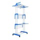Складна сушарка для білизни до 50 кг (172х73х64см) Garment Rack With Wheels / Багатоярусна вішалка для одягу