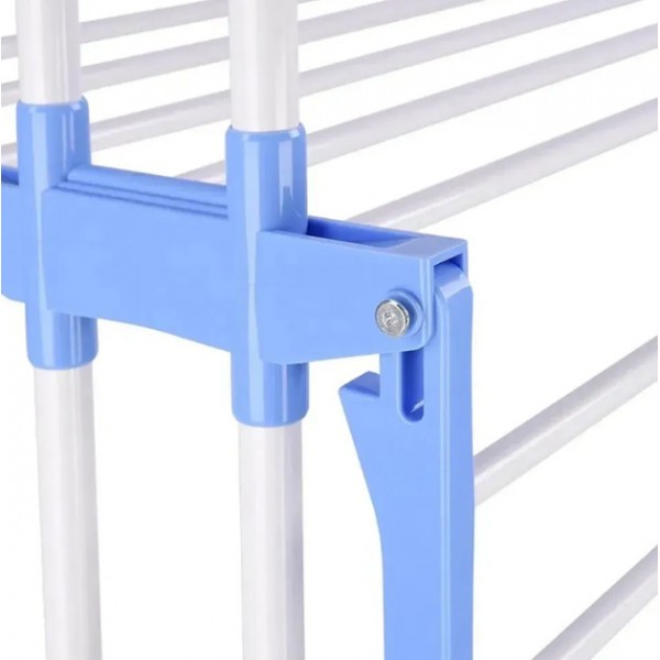 Складная сушилка для белья до 50 кг (172х73х64см) Garment Rack With Wheels / Многоярусная вешалка для одежды