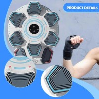 Настінний боксерський тренажер 8 цілей / музична мішень-тренажер, з рукавичками