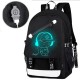 Міський рюкзак, що світиться з usb зарядкою Senkey & Style "Music", чорний
