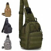 Тактична сумка на плече 6л із системою Моллі Оливковий