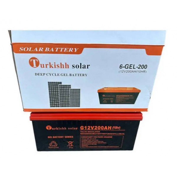 Гелевый аккумулятор 12V, 150Ah Turkishh Solar GEL150-12 / Аккумуляторная батарея гелевого типа / АКБ для котла 