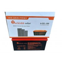 Turkish Solar Gel200-12 12V 200Ah — потужний герметичний гелевий акумулятор тривалого ресурсу