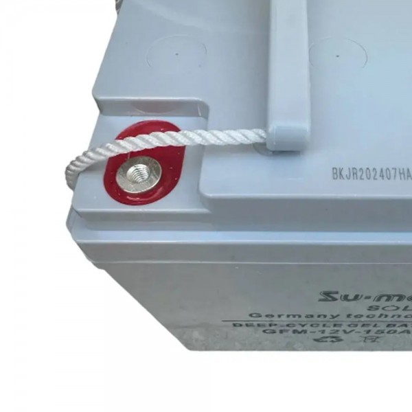 Аккумуляторная батарея Su-Mak Solar GEL150-12, 12V, 150Ah / Гелевый аккумулятор для солнечных батарей / АКБ гелевого типа 