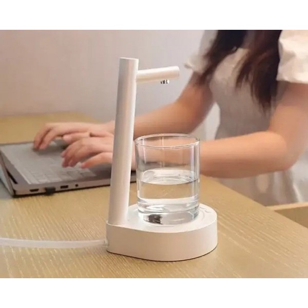 Аккумуляторная помпа для воды с подставкой под стакан X115 Table Water Dispense Умный настольный диспенсер