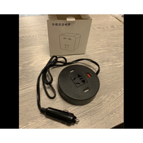 Умный тройник USB удлинитель от прикуривателя 12v 3 порта быстрое зарядное устройство