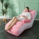 Надувне портативне крісло-диван із підлокітниками Inflatable Coob Sofa складане 140х85х80см 