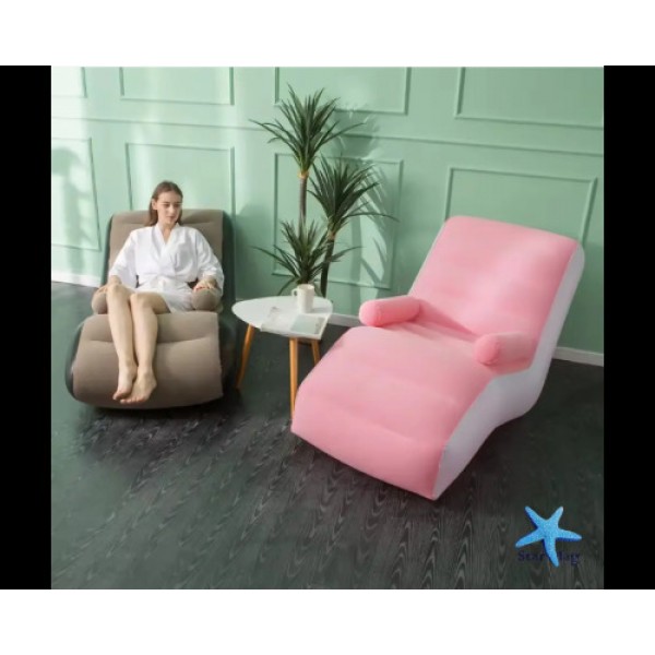 Надувной диван – кресло с подлокотниками Inflatable Coob Sofa 140х85х80 см