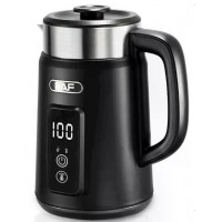 Електрочайник RAF R.7938, 1.5 л, 2000 Вт, нержавіюча сталь, індикатор рівня води, чорний
