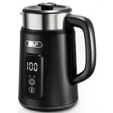 Электрочайник RAF R.7938, 1.5 л, 2000 Вт, нержавеющая сталь, индикатор уровня воды, черный
