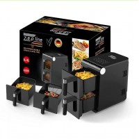 Аэрофритюрница двухкамерная 4200Вт 8L+8L Zepline ZP-212