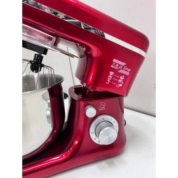 Тестомес миксер 3 в 1 Zepline ZP-9832 Red 3500 Вт 5 л красный