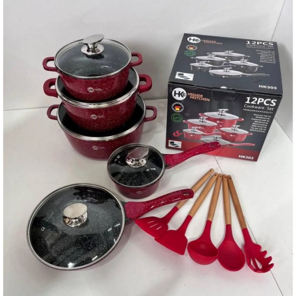 Набор посуды Higher Kitchen HK-305 (17 Предметов)
