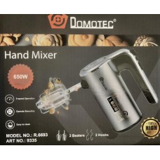 Потужний ручний міксер DOMOTEC R 6693 із двигуном 650 Вт ідеальний помічник на кухні.