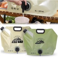 Складна каністра для води 8 л Water Bag з краном і ручкою.