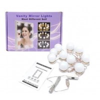 Підсвітка для дзеркала LED з регулюванням яскравості Vanity Mirror Lights, 10 ламп