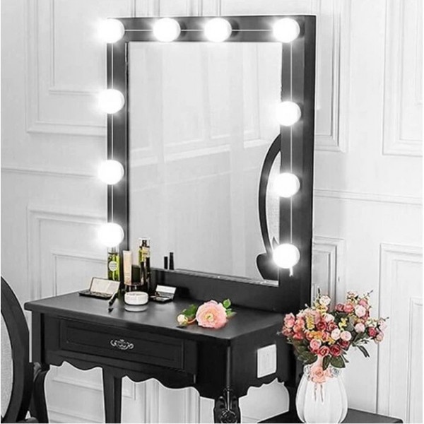 Підсвітка для дзеркала LED з регулюванням яскравості Vanity Mirror Lights, 10 ламп