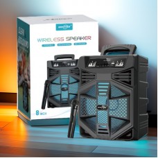 Bluetooth колонка з бездротовим мікрофоном GTS-2137