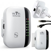 Підсилювач репітер WiFi сигналу від мережі до 300 Мбіт/с LV-WR03 Білий