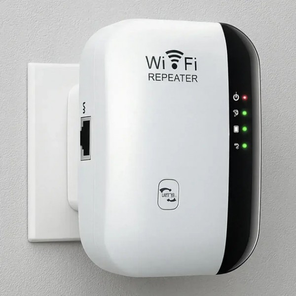 Усилитель репитера WiFi сигнала от сети до 300 Мбит/с LV-WR03 Белый