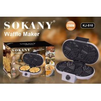 Вафельниця для товстих вафель Sokany KJ-510 1200 Вт антипригарні пластини