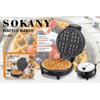 Вафельниця Sokany KJ-505 потужність 1000 Вт антипригарне покриття