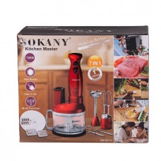 Кухонная машина Sokany SM-5011-7 блендер кухонный комбайн тестомисс 7 в 1 бесшумный 700 Вт