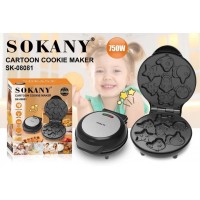 Міні-вафельниця Sokany SK-08081 потужність 750 Вт.
