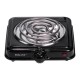 Електрична плита Sokany спіраль на 1 конфорку SK-5111 1000 Вт чорна