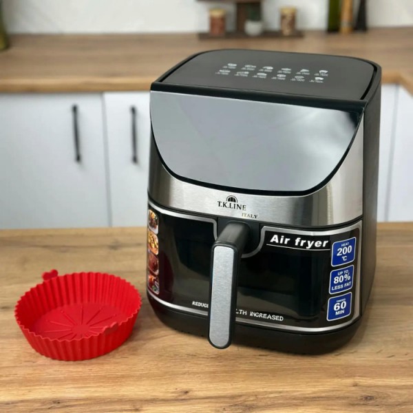 Многофункциональная фритюрница t.k.line TK00265- 12 л, 4200 вт, 2 тена, силиконовая форма