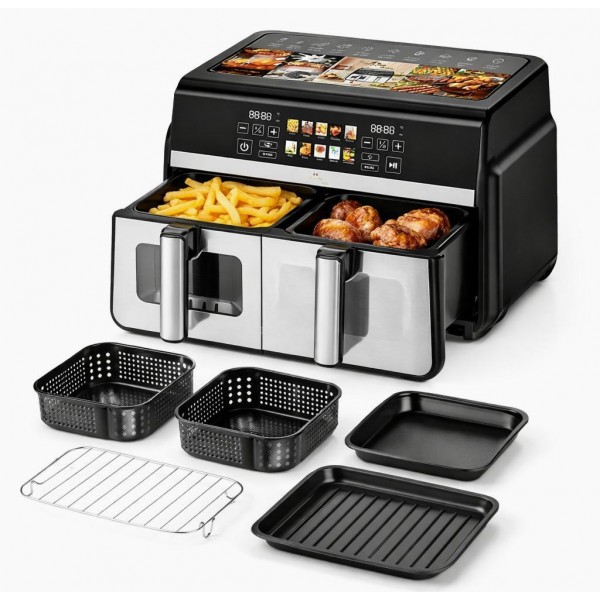 Аерофритюрниця TK00274 5000w+3500w 10l+8l (2тіна)