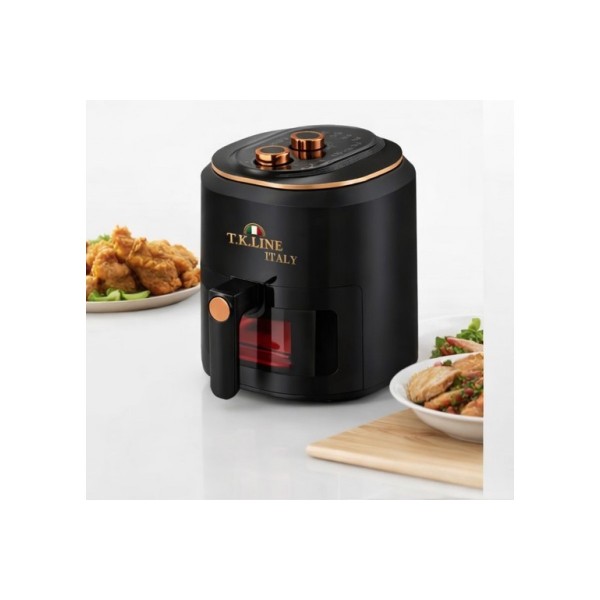 Аэрофритюрница механическая T.K.Line TK00268 на 8 л 3400 Вт с чашей на 8 л.(черный)