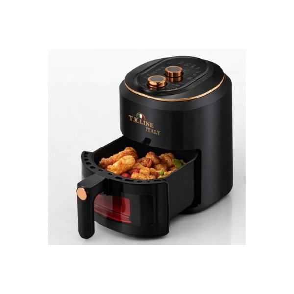 Аэрофритюрница механическая T.K.Line TK00268 на 8 л 3400 Вт с чашей на 8 л.(черный)