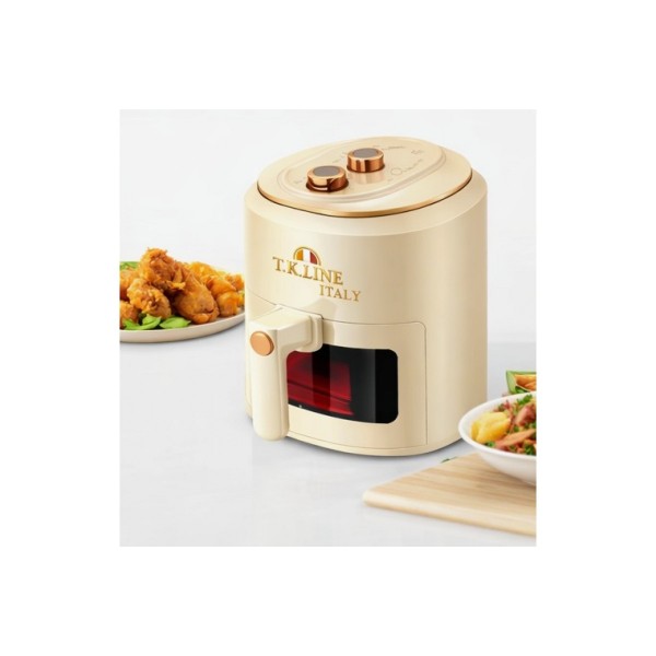 Аэрофритюрница механическая T.K.Line TK00268 на 8 л 3400 Вт с чашей на 8 л с антипригарным покрытием на 10 программ