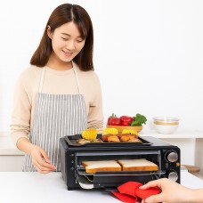 Настольная электропечь универсальная, 14л, 4000Вт, TK-1400 / Электродуховка настольная