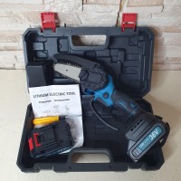 Пила аккумуляторная цепная мини А7-100 6" и 2 аккумулятора 36V в кейсе