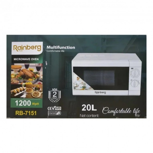 Микроволновка, микроволновая печь Rainberg RB-7151 20 л 1200W