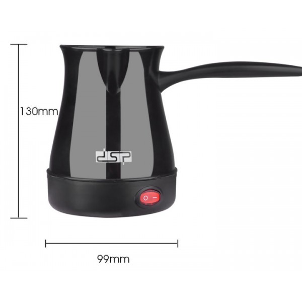 Электрическая турка DSP Professional KA3027 Кофеварка 600 Ватт 300 мл Черная