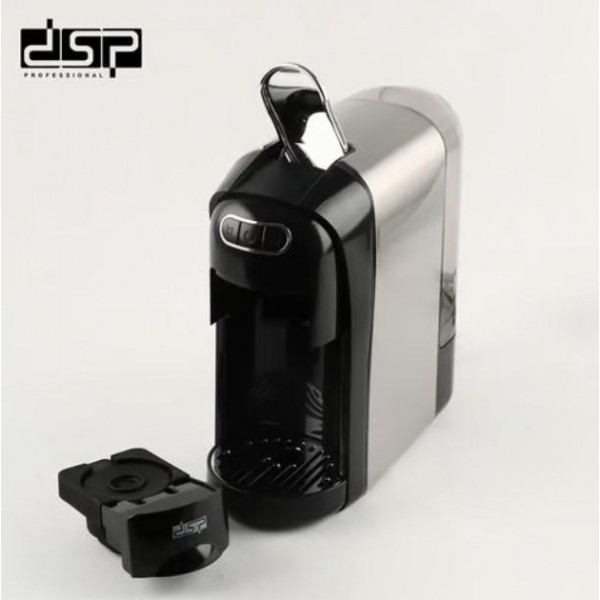 Капсульная кофеварка 3 в 1 DSP KA 3118 1400Вт 20 бар для 3 видов капсул Серебристый с черным